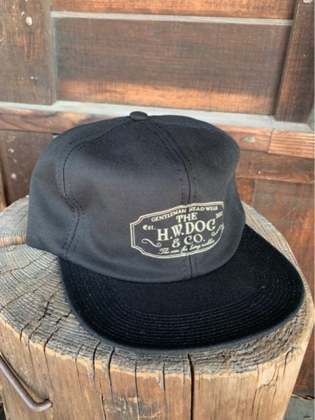 画像1: THE H.W.DOG&CO TRUCKER CAP BLACK ブラック (1)