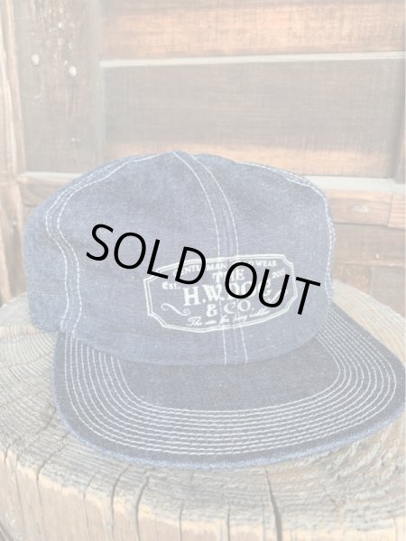 画像1: THE H.W.DOG&CO TRUCKER CAPINDIGO　インディゴ (1)