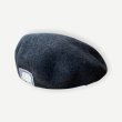 画像1: THE H.W.DOG&CO  BERET BIG  C GRY  チャコールグレー (1)