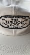 画像2: THE H.W.DOG&CO TRUCKER CAP23SS 刺繍ロゴ O.WHITE (2)