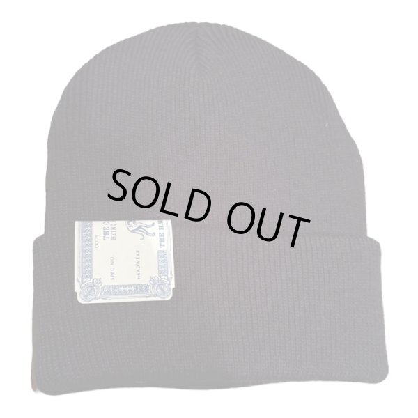 画像2: THE H.W.DOG&CO BIG WATCH ニットキャップ 　Black (2)