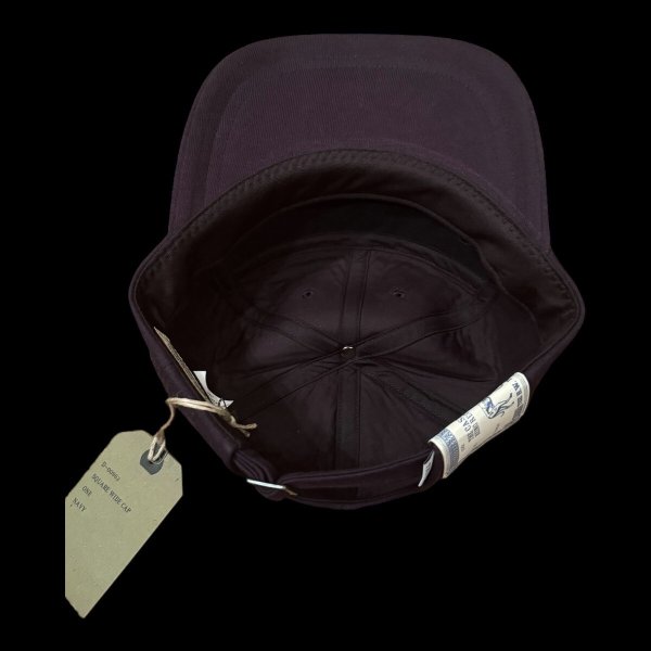 画像12: THE H.W.DOG&CO  SQUARE WIDE CAP  BLACK  GRAY NAVY (12)