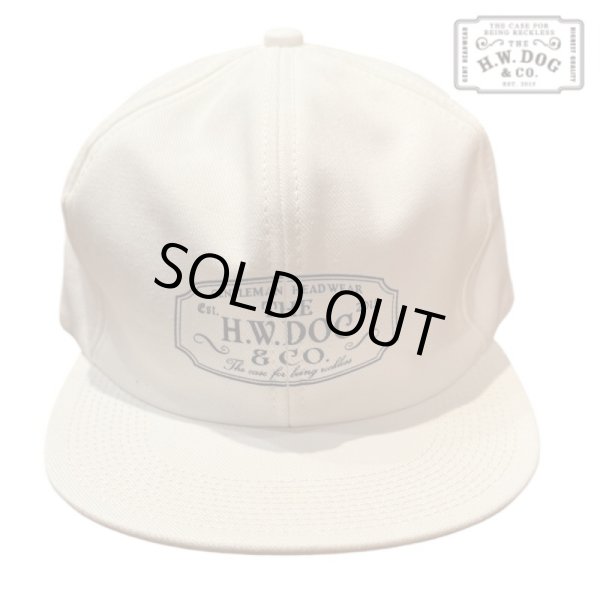 画像1: THE H.W.DOG&CO TRUCKER CAP WHITE (1)