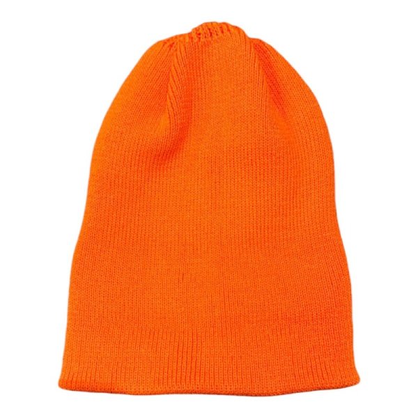 画像5: THE H.W.DOG&CO 3ROLL KNIT CAP  BLACK  ORANGE BROWN (5)