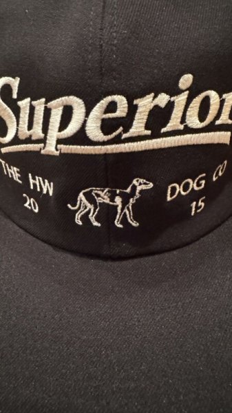 画像2: THE H.W.DOG&CO SUPERIOR LOGO BASEBALL CAP BLACK ブラック (2)