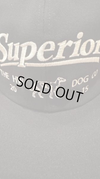 画像2: THE H.W.DOG&CO SUPERIOR LOGO BASEBALL CAP BLACK　ブラック (2)