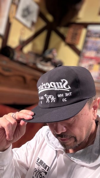 画像7: THE H.W.DOG&CO SUPERIOR LOGO BASEBALL CAP BLACK ブラック (7)