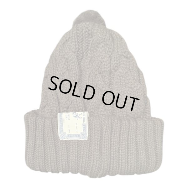 画像2: THE H.W.DOG&CO BIG CABLE KNIT CAP  BROWN (2)
