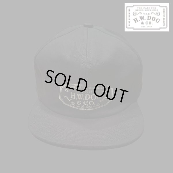 画像1: THE H.W.DOG&CO TRUCKER CAP BLACK ブラック (1)