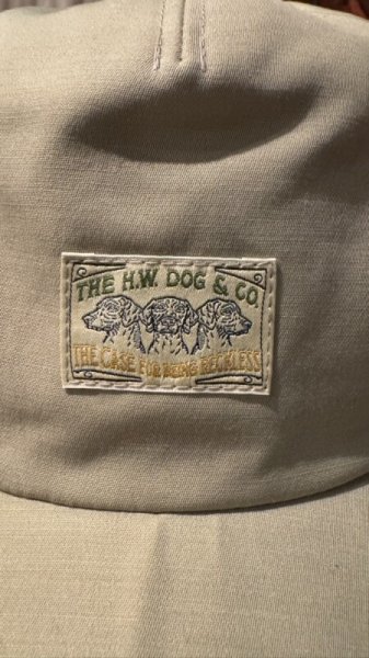 画像7: THE H.W.DOG&CO  BIG BRIM STYLE CAP    Black  Beige (7)