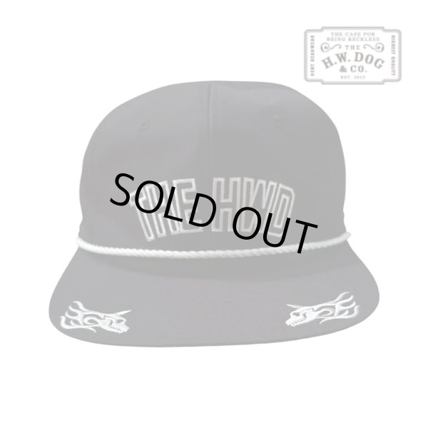 画像1: THE H.W.DOG&CO　BIKERS CAP　BLACK ブラック (1)