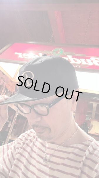 画像7: THE H.W.DOG&CO TOW TONE CAP    BLACK IVORY/BROWN  BEIGE/BLACK (7)