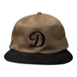 画像14: THE H.W.DOG&CO TOW TONE CAP   　BLACK　IVORY/BROWN　　BEIGE/BLACK (14)