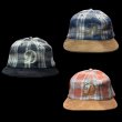 画像1: THE H.W.DOG&CO  PLAID TWO TONE CAP (1)