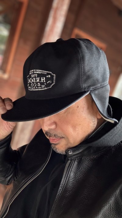 画像3: THE H.W.DOG&CO TRUCKER WINTER CAP BLACK ブラック