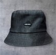 画像1: THE H.W.DOG&CO. エイチダブリュードッグ　CHMBRAY TRUCKER HAT　BLACK (1)