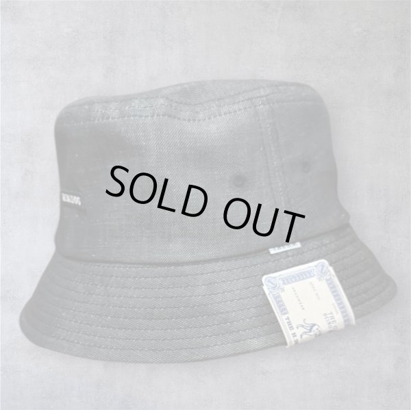 画像2: THE H.W.DOG&CO. エイチダブリュードッグ　CHMBRAY TRUCKER HAT　BLACK (2)