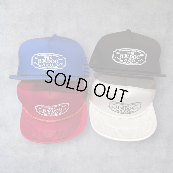 画像1: THE H.W.DOG&CO　MESH TRUCKER CAP  Red  Blue  Black　White (1)