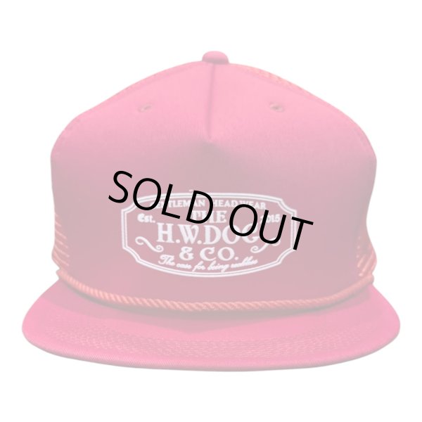 画像2: THE H.W.DOG&CO　MESH TRUCKER CAP  Red  Blue  Black　White (2)