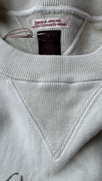 画像8: GYPSY & SONS ジプシーアンドサンズ　８０SWEAT　V CREW EPISODE  GRAY/IVO/CHAR (8)