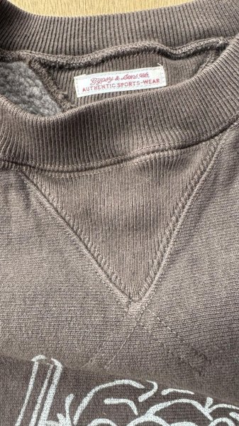 画像12: GYPSY & SONS ジプシーアンドサンズ　８０SWEAT　V CREW EPISODE  GRAY/IVO/CHAR (12)