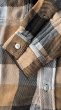 画像7: FULL COUNTフルカウントCHECK NEL WORK SHIRTS  Beige (7)