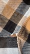 画像8: FULL COUNTフルカウントCHECK NEL WORK SHIRTS  Beige (8)