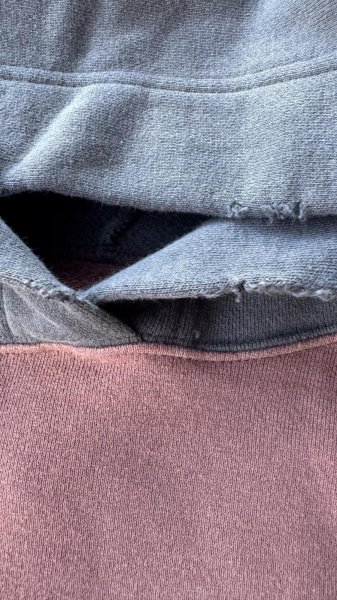 画像5: FULL COUNTフルカウントFading Sweat Hoodie  BORDEAUX/BLACK (5)
