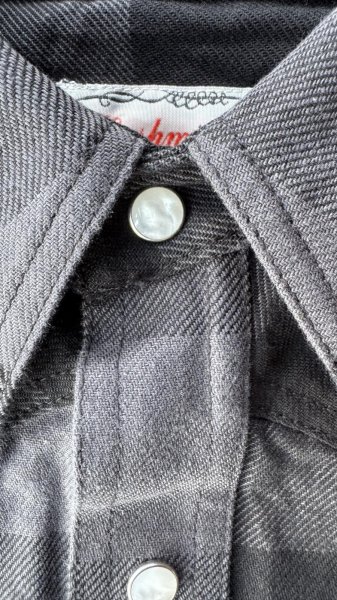 画像7: ＣＵＳＨＭＡＮ　クッシュマン　BUFFALO CHECK WESTERN SHIRT　ネルウエスタンシャツ　 (7)