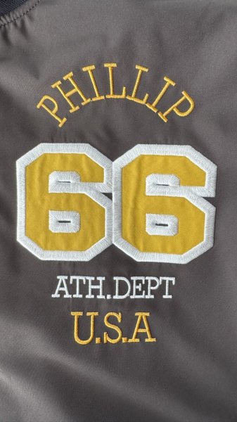 画像3: Sugar&Co   (シュガーアンドコー）Sugar varsity jacket  スタジアムジャケット 66スペシャル　　BROWN (3)