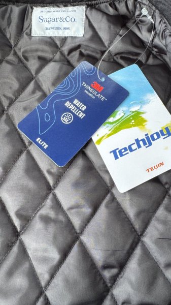 画像10: Sugar&Co   (シュガーアンドコー）Sugar varsity jacket  スタジアムジャケット 66スペシャル　　BROWN (10)