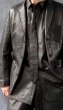 画像8: FINE CREEK  MOSSIR  CORRECT　ウォッシャブルレザー　ネクタイ　　BLACK (8)