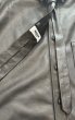 画像4: FINE CREEK  MOSSIR  CORRECT　ウォッシャブルレザー　ネクタイ　　BLACK (4)