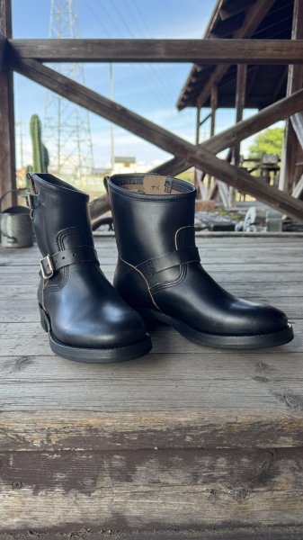 画像9: MAKERSメイカーズ　HORSE ENGINEER　SHORT 　CXL  BLACK  (9)