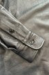 画像6: FINE CREEK  MOSSIR  GOOD MAN 　ウォッシャブルレザーシャツ　　BLACK (6)