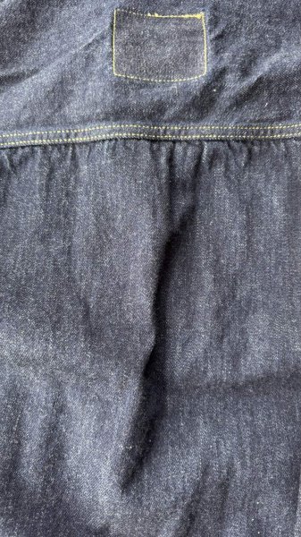 画像8: FULL COUNT フルカウント　S2107SS　WWII　Model Denim Jacket  11.5oz ファーストタイプデニムジャケット (8)