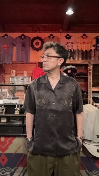 画像7: GYPSY＆SONS　M.O.G.ENBROID SUKA SHIRTS  CHARCOAL/BLACK (7)