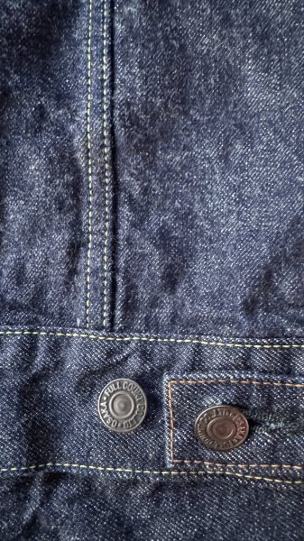 画像9: FULL COUNT フルカウント　Type ３ Denim Jacket サードタイプデニムジャケット (9)