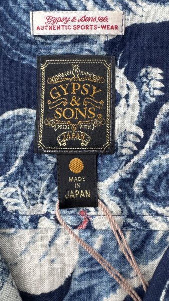 画像4: GYPSY＆SONS　INDIGO　HUNDRED TIGER SHIRTS   (4)