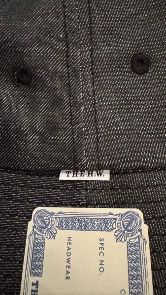 画像5: THE H.W.DOG&CO. エイチダブリュードッグ　CHMBRAY TRUCKER HAT　BLACK (5)