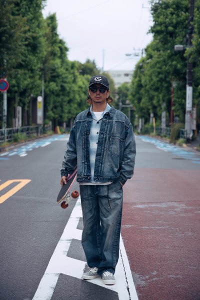 画像1: Sugar & Co.シュガーアンドカンパニー gentle pants  40s wash