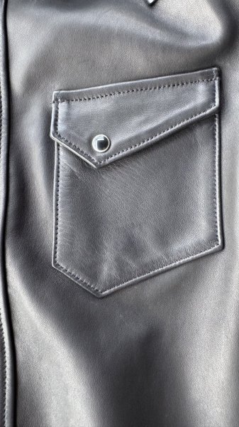 画像5: FINE CREEK&CO/ファインクリークアンドコーHank シープスキンウェスタンシャツ BLACK (5)