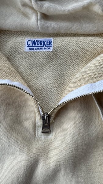 画像5: FINE CREEK  C- WORKS  Packge　　クウォータージップフードスウェット (5)