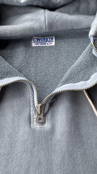 画像17: FINE CREEK  C- WORKS  Packge　　クウォータージップフードスウェット (17)