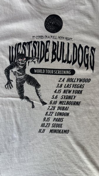画像6: WEST SIDE BULLDOGS　ウエストサイドブルドッグス　MOVIE TEE  第二弾　 ECRU　 (6)