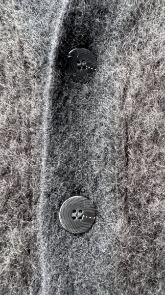 画像8: FULL COUNT フルカウント　Kid Mohair Cardigan  Black (8)