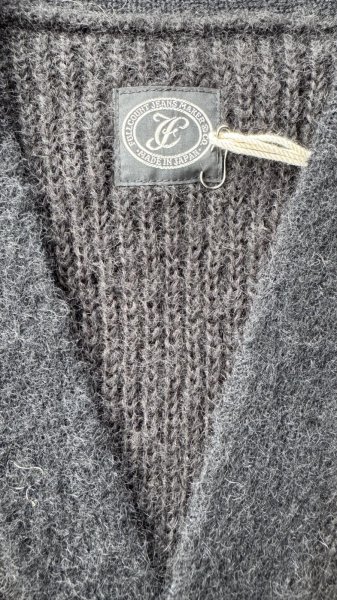 画像5: FULL COUNT フルカウント　Kid Mohair Cardigan  Black (5)