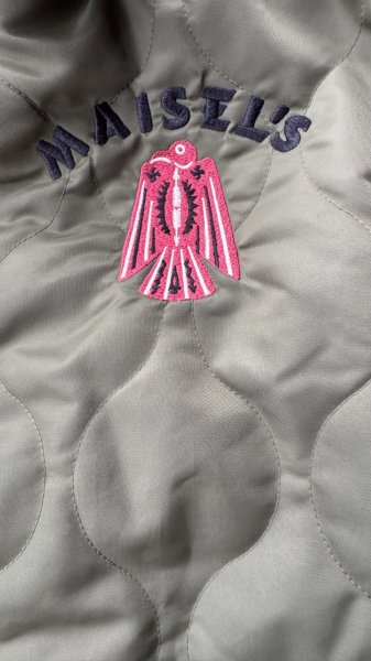 画像4: GUNZ ガンズ ナイロンキルティングボアジャケット GREEN (4)