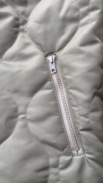 画像8: GUNZ ガンズ ナイロンキルティングボアジャケット GREEN (8)