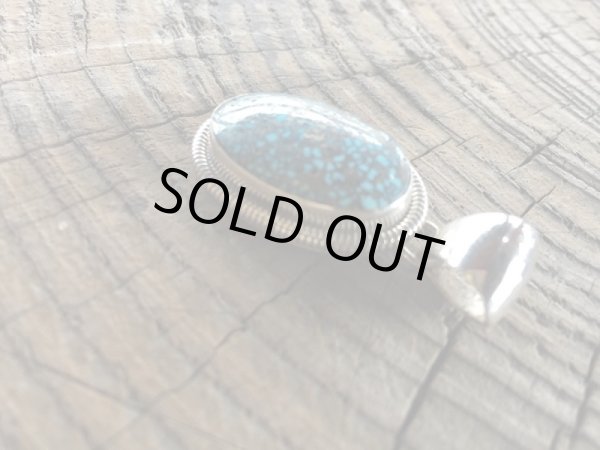 画像3: NAVAJO ナバホ族　HighGrade　KingmanTurquoiseキングマンターコイズペンダントトップ (3)